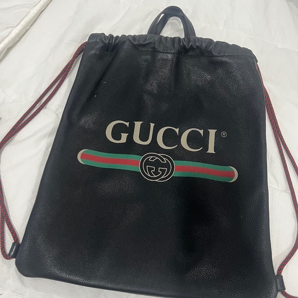 Authentic Gucci Drawstring backpack - Picture 1 of 3
